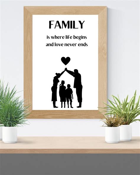 Printable Family Wall Art